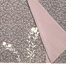 桜文江戸小紋袷小菊の裾模様　上前