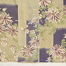 菊と梅のレトロ小紋　上前