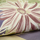 菊と梅のレトロ小紋　質感・風合