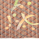 短冊に菊散らし文様散歩着　上前