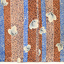 棒縞に蝶の小紋　上前