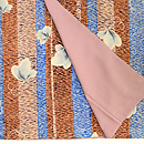 棒縞に蝶の小紋　上前