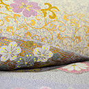 松井青々作　絞りに花唐草文様訪問着　質感・風合