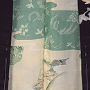 黒地に梅、菊の羽織　羽裏