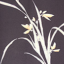 黒地に梅、菊の羽織　質感・風合