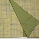 春色の矢鱈格子紬　上前