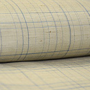 春色の矢鱈格子紬　上前