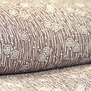 松葉に梅の江戸小紋　上前