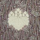 松葉に梅の江戸小紋　桐の染紋