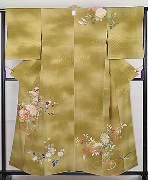 四季の吉祥花束模様訪問着