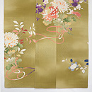 四季の吉祥花束模様訪問着　上前