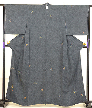 江戸小紋に葵の袷