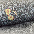 江戸小紋に葵の袷　上前