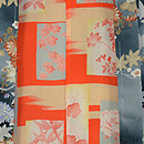 梅に菊、もみじの羽織 羽裏