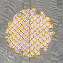 市松地紋薮小路褄柄模様　背紋