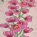 藤の花房模様小紋 質感・風合