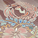 鳳凰丸文紋錦紗散歩着 上前