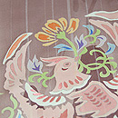 鳳凰丸文紋錦紗散歩着 質感・風合