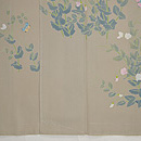 豆の花に紋白蝶付下訪問着 上前