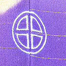 雅楽器に雲取文訪問着 紋