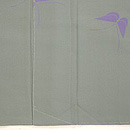 ジュサブロー作 蝶々文様縮緬小紋 上前