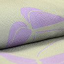 ジュサブロー作 蝶々文様縮緬小紋 質感・風合