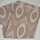 丸文経絣文様名古屋帯　帯裏