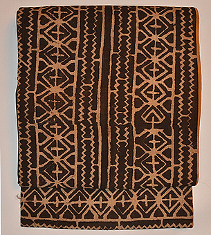 アフリカ泥染め名古屋帯