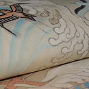 波千鳥絽名古屋帯 質感・風合