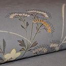 秋草の名古屋帯　質感・風合