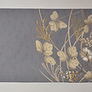 秋草の名古屋帯　前中心