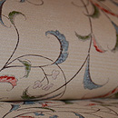 絽地唐草名古屋帯　質感・風合