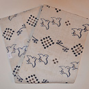 絽千鳥の名古屋帯　帯裏