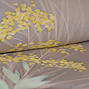 女郎花の名古屋帯　質感・風合