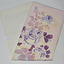 アールデコ調薔薇文様開き名古屋 帯裏