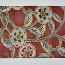 和更紗名古屋帯　前中心