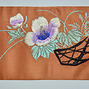 花籠文刺繍名古屋帯 前中心