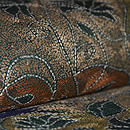 南国樹林の図名古屋帯　質感・風合