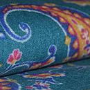 ペイズリー柄名古屋帯　質感・風合