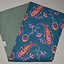 ペイズリー柄名古屋帯　帯裏