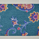 ペイズリー柄名古屋帯　前中心