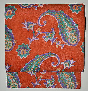 ペイズリー柄名古屋帯