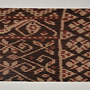 インドネシア絣の帯　前中心