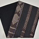 木綿地絣名古屋帯　帯裏