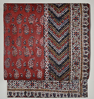 インド更紗名古屋帯