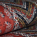 インド更紗名古屋帯　質感・風合