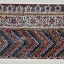 インド更紗名古屋帯　前中心