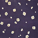 梅散らし染め開き名古屋帯　前中心