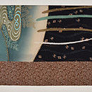 蕨紋名古屋帯　前中心