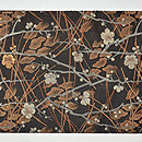 梅に鶯名古屋帯　前中心